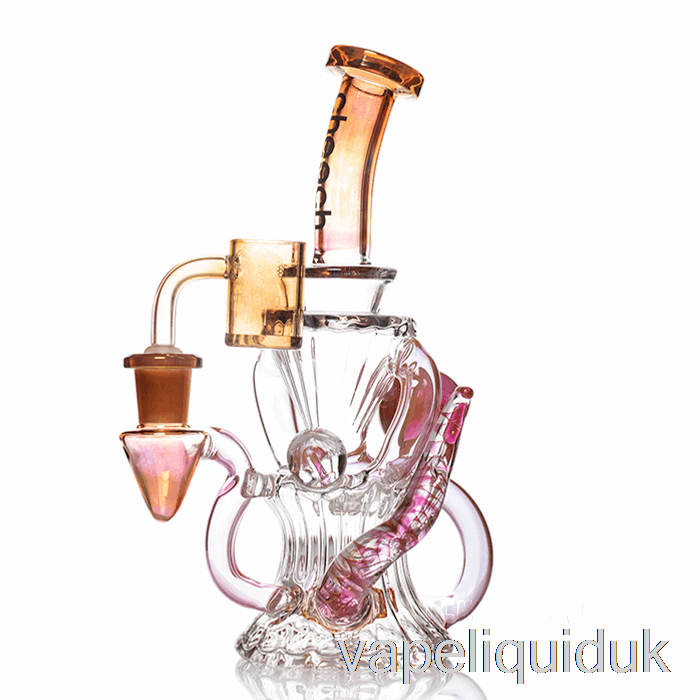 Cheech Glass Huncho Dab Rig Gold Vape Liquid